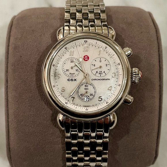 Michele CSX Mother of Pearl Watch main image 5